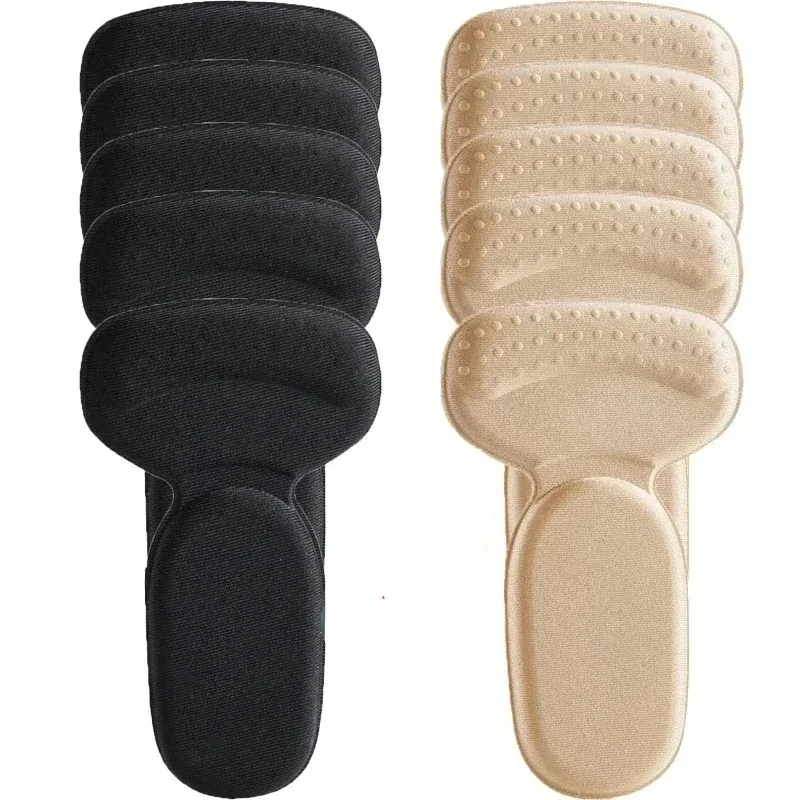 2/6pcs Silicone Gel Insoles Women Heel Spur Pain Relief Foot Cushion High Heels Half Insole Antiwear Protector Sticker Shoe Pads