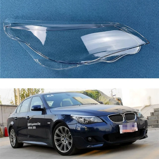 Für BMW 5 series scheinwerfer abdeckung 04-10 alt 5 serie scheinwerfer  transparente abdeckung E60/E61 lampe shell - AliExpress