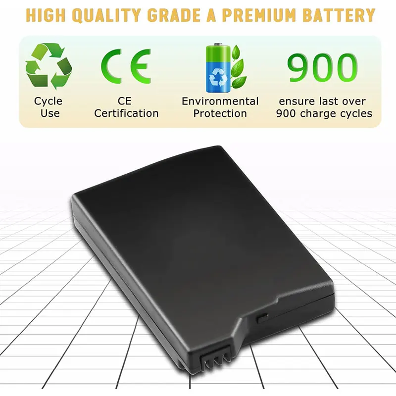 ÷̼̽ǿ ޴ Ʈѷ ͸,  PSP2000 PSP3000 PSP S110 е ü PSP ͸, 1200mAh, 3.6V