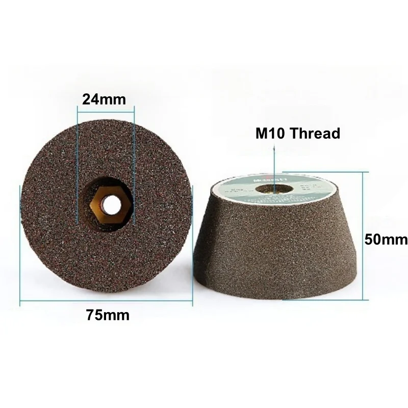 M10 Smerigliatrice angolare Mola 50/100/200 Grana Piatto Lucidatura Disco Smeriglio Abrasivo per Piastrelle in Porcellana Grano Pietra