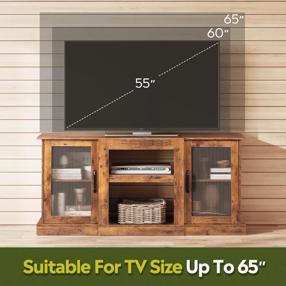 Retro TV Stand for 65 inch TV 4