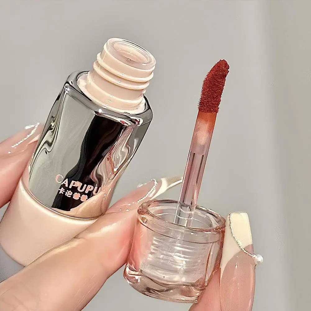 8Colors Dark Red Matte Lip Gloss Waterproof Not Easy Fade Velvet Rose Red Brown Lip Mud Nude Lasting Liquid Lipstick Lips Makeup