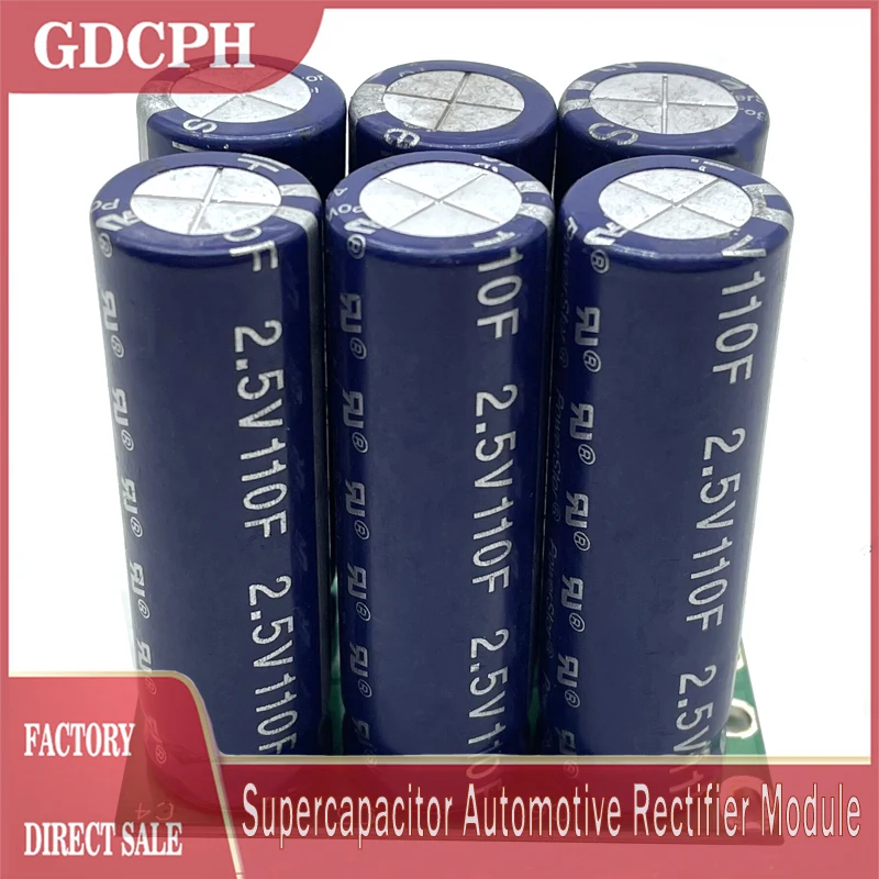

Суперконденсатор Powerstor 15V18.33F, автомобильный выпрямитель, модуль 2.5V110F, суперфарад, конденсатор, резервный источник питания