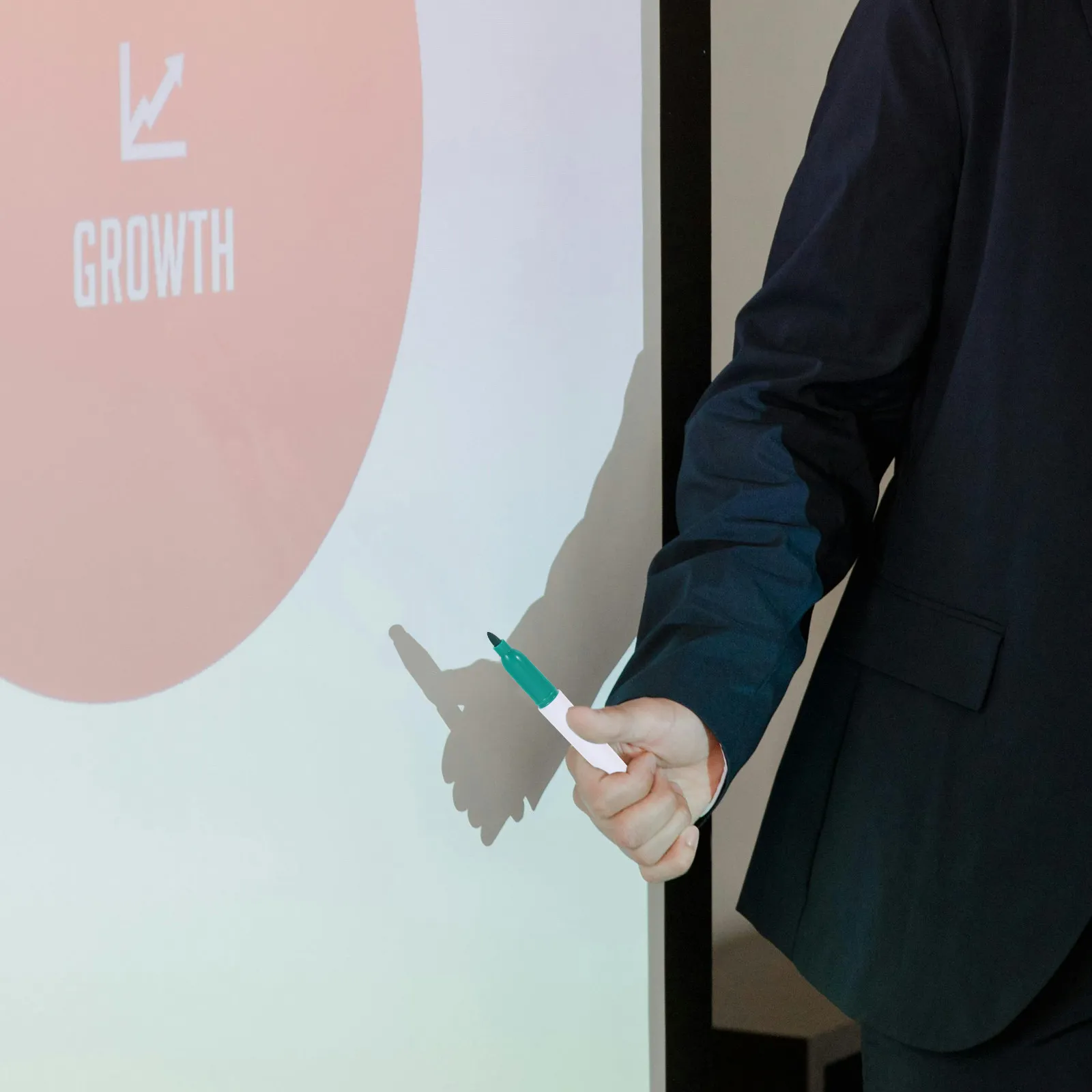 24Pcs 드라이 지우기 마커 교실 사무실 학교 회의를위한 다채로운 파인 포인트 화이트 보드 펜 메모 작성 쓰기 용품