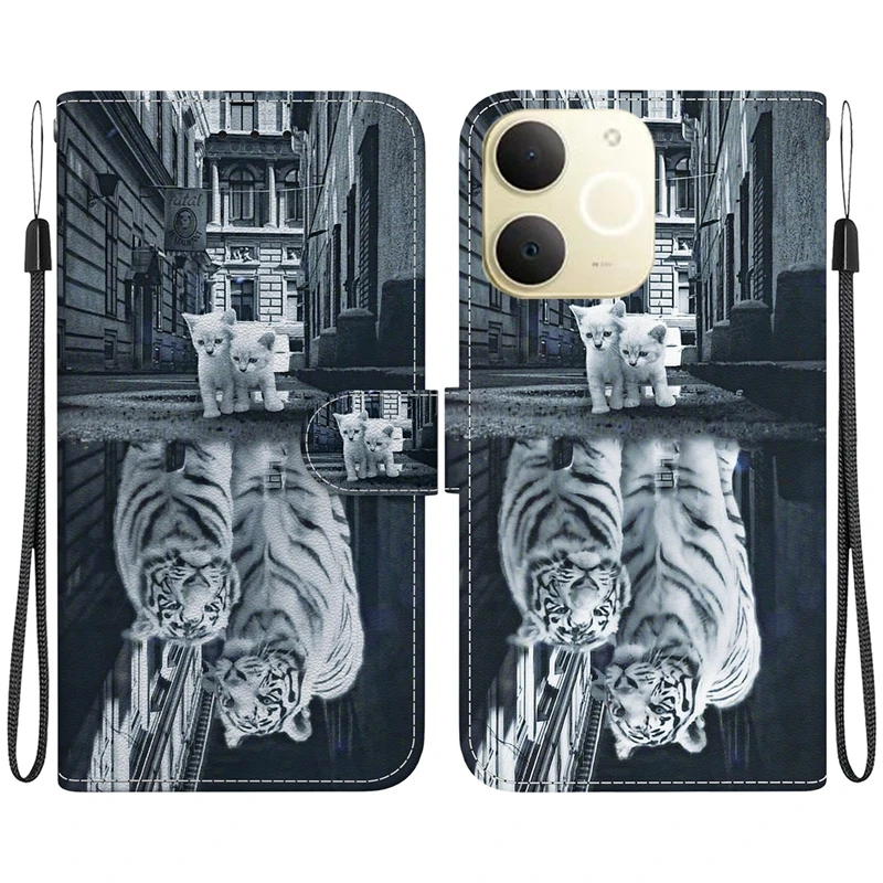 Solid Color Leather Flip Wallet Phone Case
