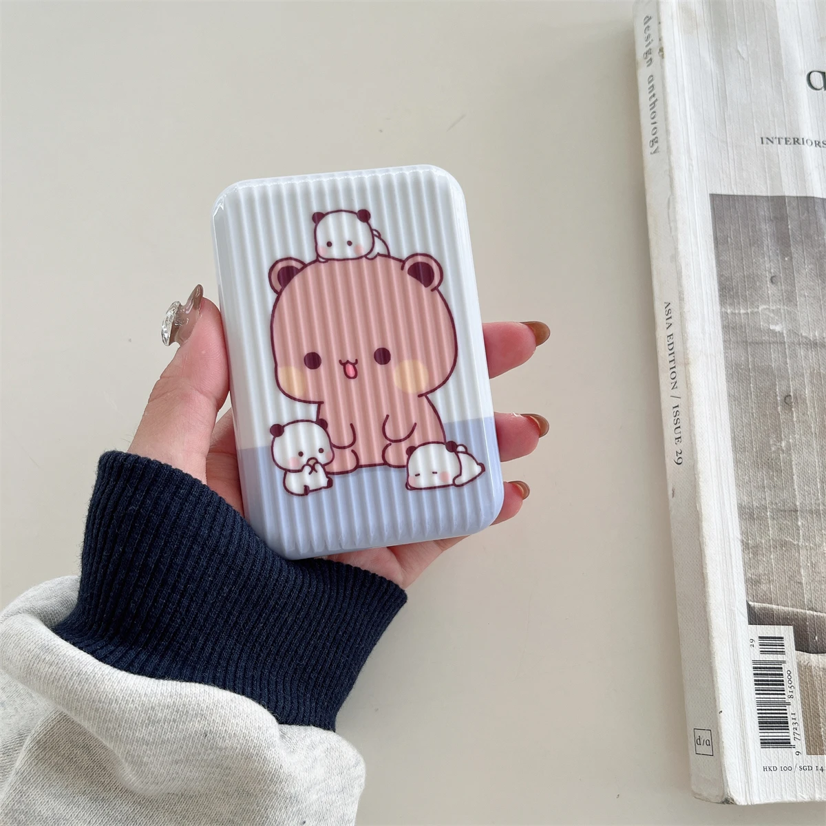 Little Bear Pattern Case for iPhone External Battery