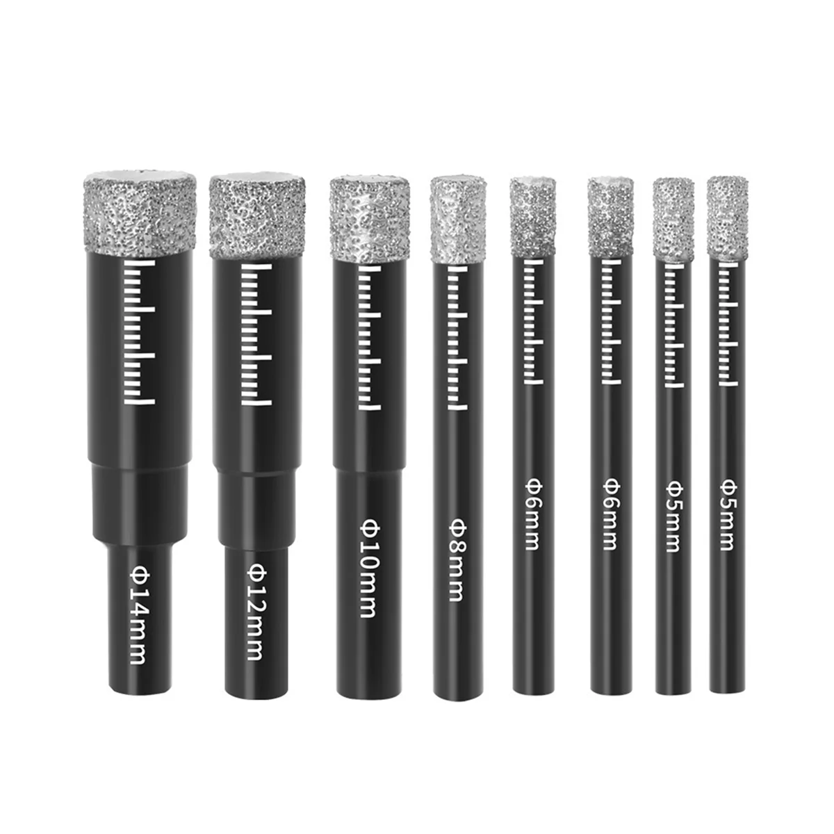 

Dry Diamond Drill Bits Set Hex Diamond Hole Saw Kit for Granite Marble Tile Ceramic Stone Glass Hard Materials