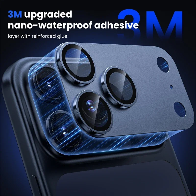 Premium Metal Glass Camera Lens Protector - Durable Lens Cover Accessories