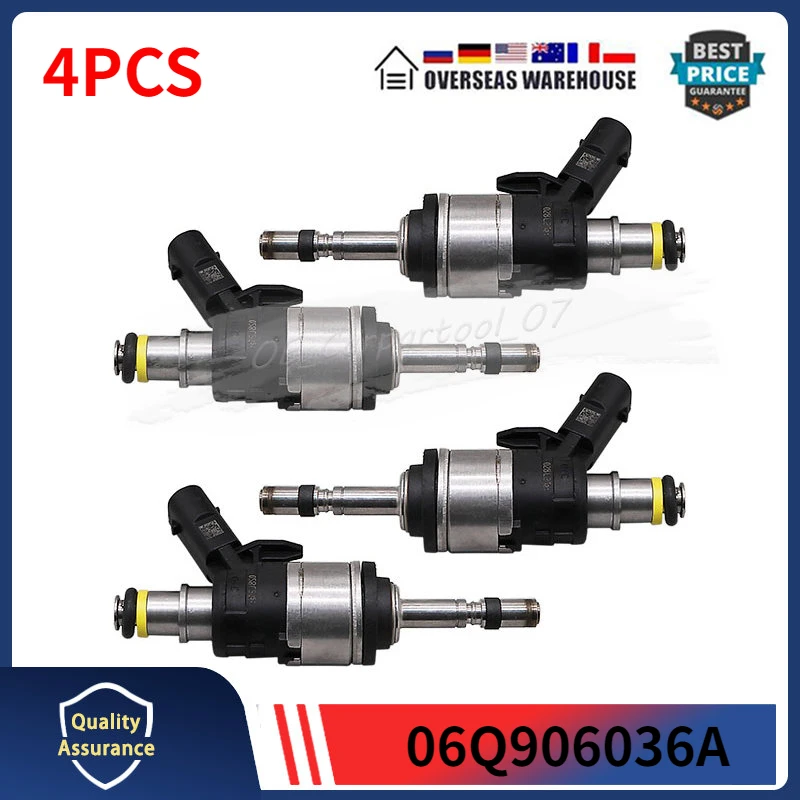 

06Q906036A подходит для 2021 2022 Audi A4 allroad A5 Sportback Q5 S3 2.0L топливный инжектор 4 шт.
