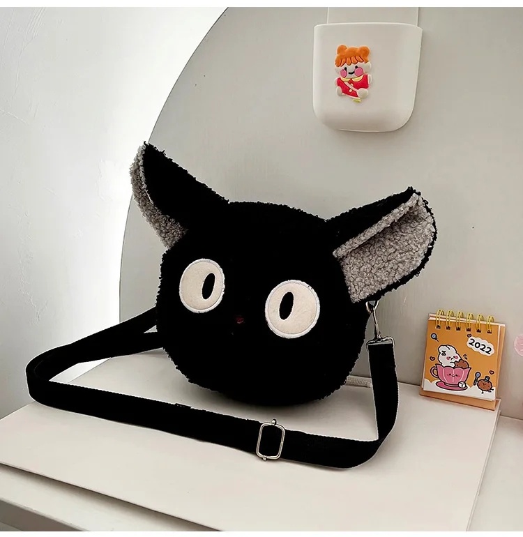 Japanse stijl kawaii tas vrouwen cartoon pluche schoudertas voor vrouwen crossbody tas kleine telefoon en portemonnee tas