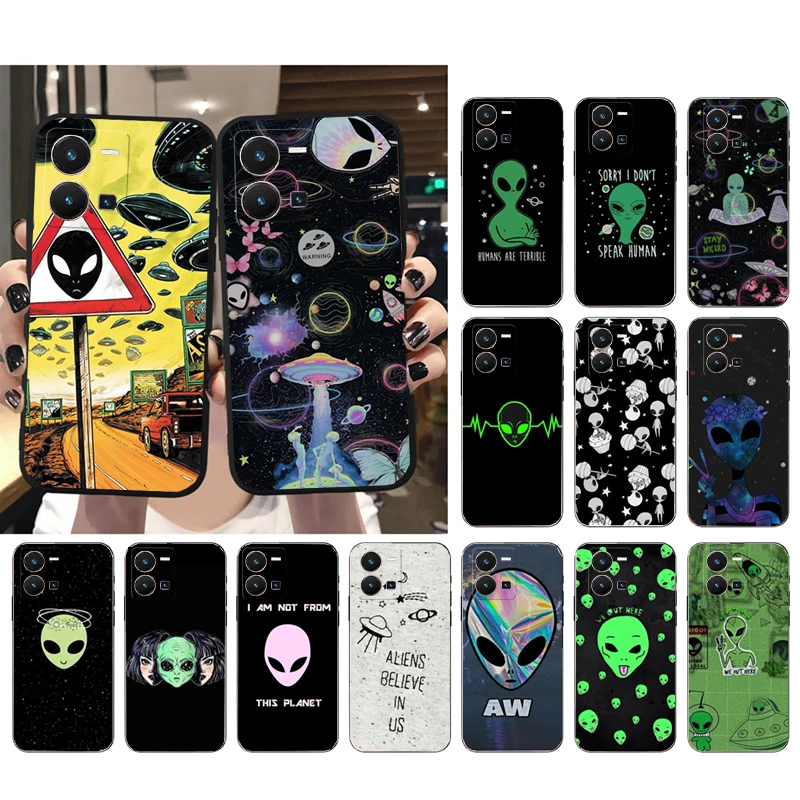 

Alien Phone Case For VIVO Y53S Y33S Y01 Y11S Y31 Y21 Y70 Y21S Y72 Y35 V27E V23E V21 V23 Pro V21E