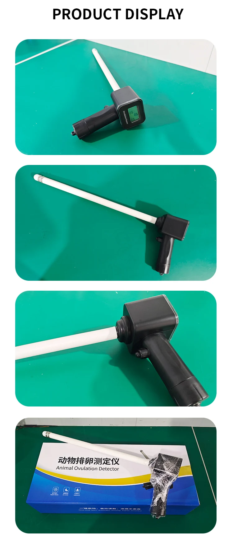 Veterinary Clinic Hospital Use Portable Cattle Caw Animal Ovulation Detector Analyzer Tool Breeder