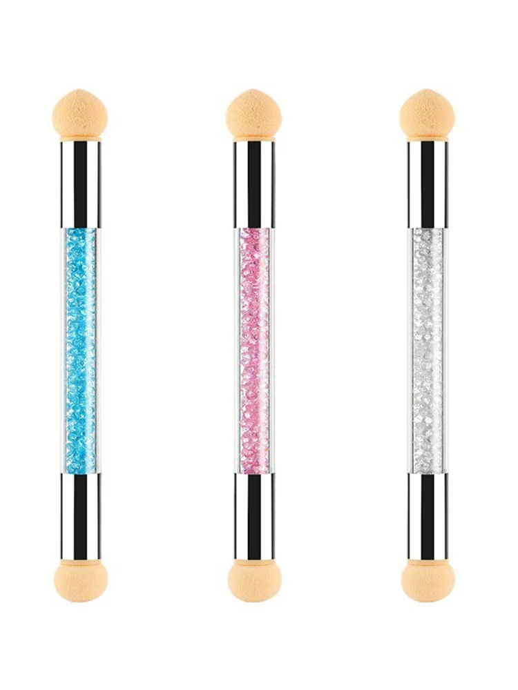 Sponge Heads Replacement Nails Art Gel Polish Color Gradient Brush Glitter Powder Dotting Pen For Manicure Accessories Tools 6