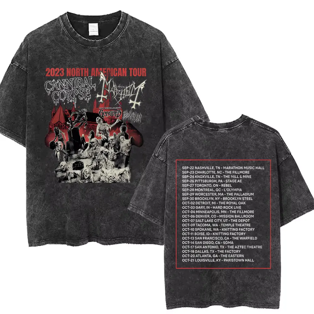 Maglietta Donna Heavy Metal Fan Grigia | T-Shirt Rock'n'Roll Punkrock In Cotone Organico, Manica Corta