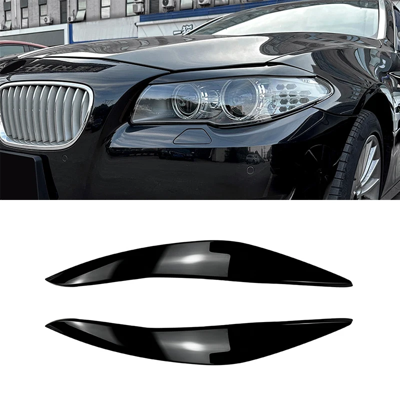 

Глянцевая черная/карбоновая передняя фара для BMW 5 серии F10 F11 2011-2014