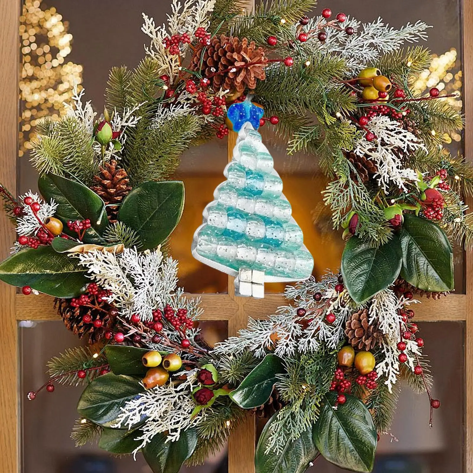 Christmas Buttons DIY Christmas Tree Snowman Ornament Kit Hanging Xmas Decoration for Kids Stocking Filler Home Window