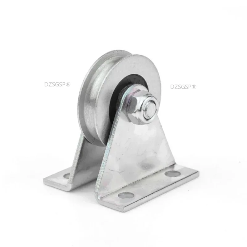 Yuanbao Tripod Steel P Wire Rope Guide Pulley Rolling Pulley 6*33*8mm Groove Bracket