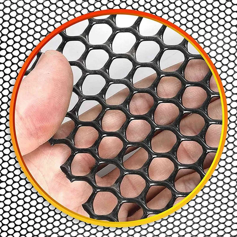 5Pcs 15.7 Inch X 10FT Plastic Chicken Fence Mesh,Hexagonal Fencing Wire For  Gardening, Poultry, Chicken Wire Frame Black - AliExpress