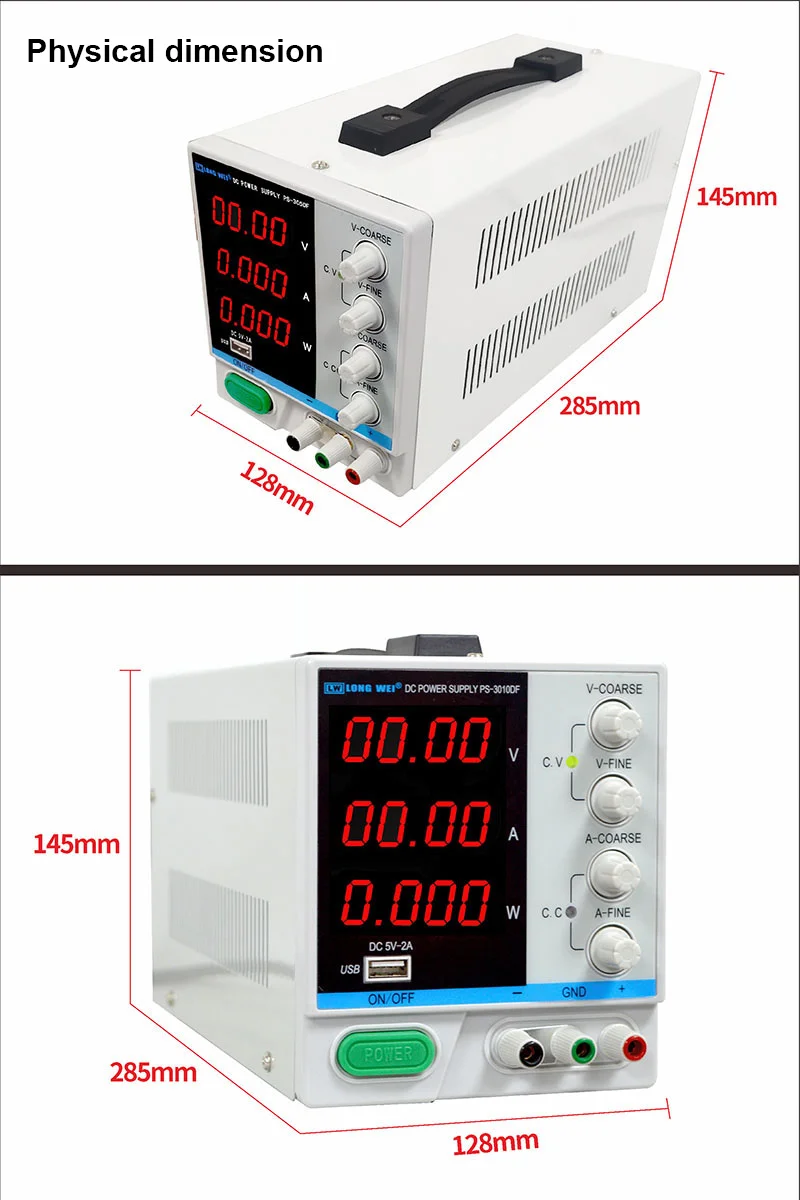 30V 10A DC Switching Power Supply LONGWEI PS-3010DF Bench Equipment For Testing