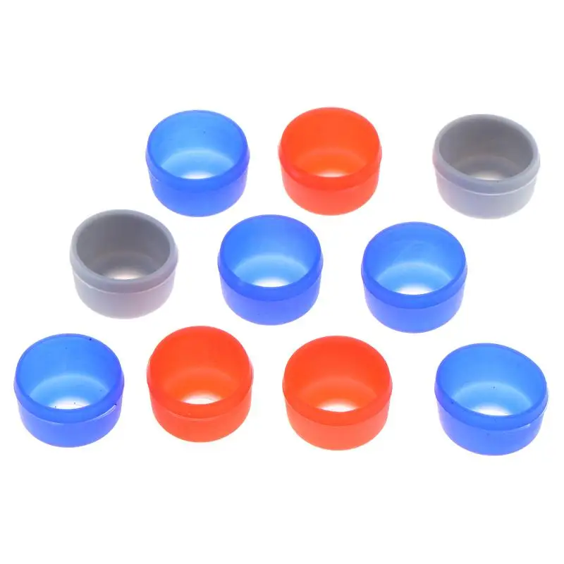 10pc 1/4in 실리콘 헥스 임팩트 드라이버 헤드용 보호 부트, 마모 및 손상 방지, 수공구 부품, 전동 공구 액세서리