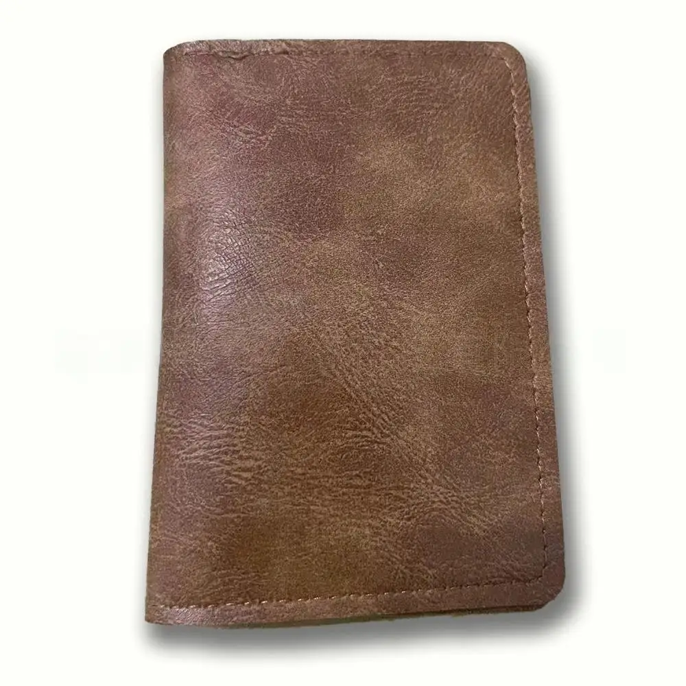 RFID Blocking Slim Leather Wallet with ID Window – Minimalist Front Pocket Card Holder