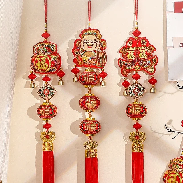 2024 Chinese New Year Tassels Hanging Decorations Spring Festival