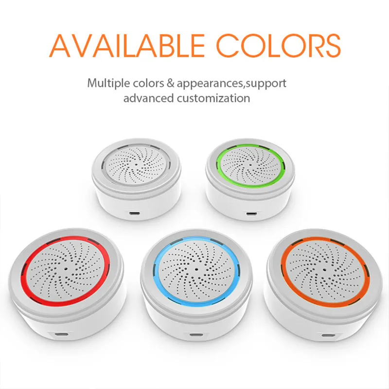 KOOJN NEO Graffiti ZigBee Intelligent Indoor Sound and Light Alarm USB/Battery Dual Power Supply 90dB