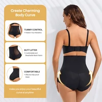 Shorty gainant taille haute respirant sans coutures pour femme, effet ventre plat et rehausseur de hanches, idéal sous les robes pour usage quotidien 2