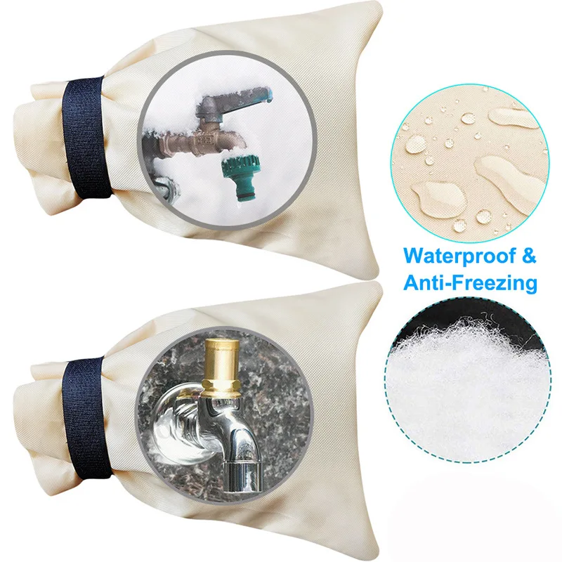 

Oxford Cloth Outdoor Waterproof Winter Faucet Antifreeze Cover Insulation Cover Antifreeze Ice Protective Cover