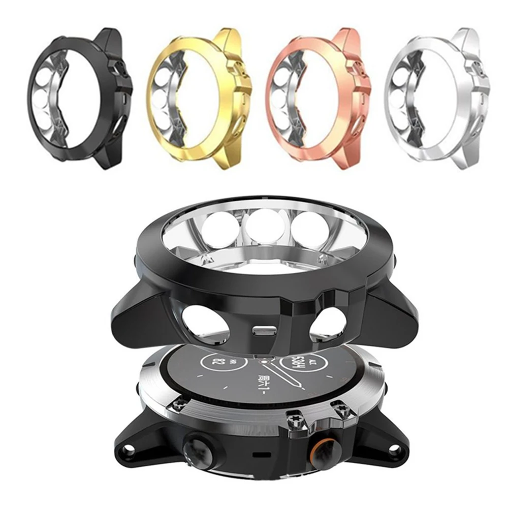 Premium Plating Protective Watch Case with Screen Protector