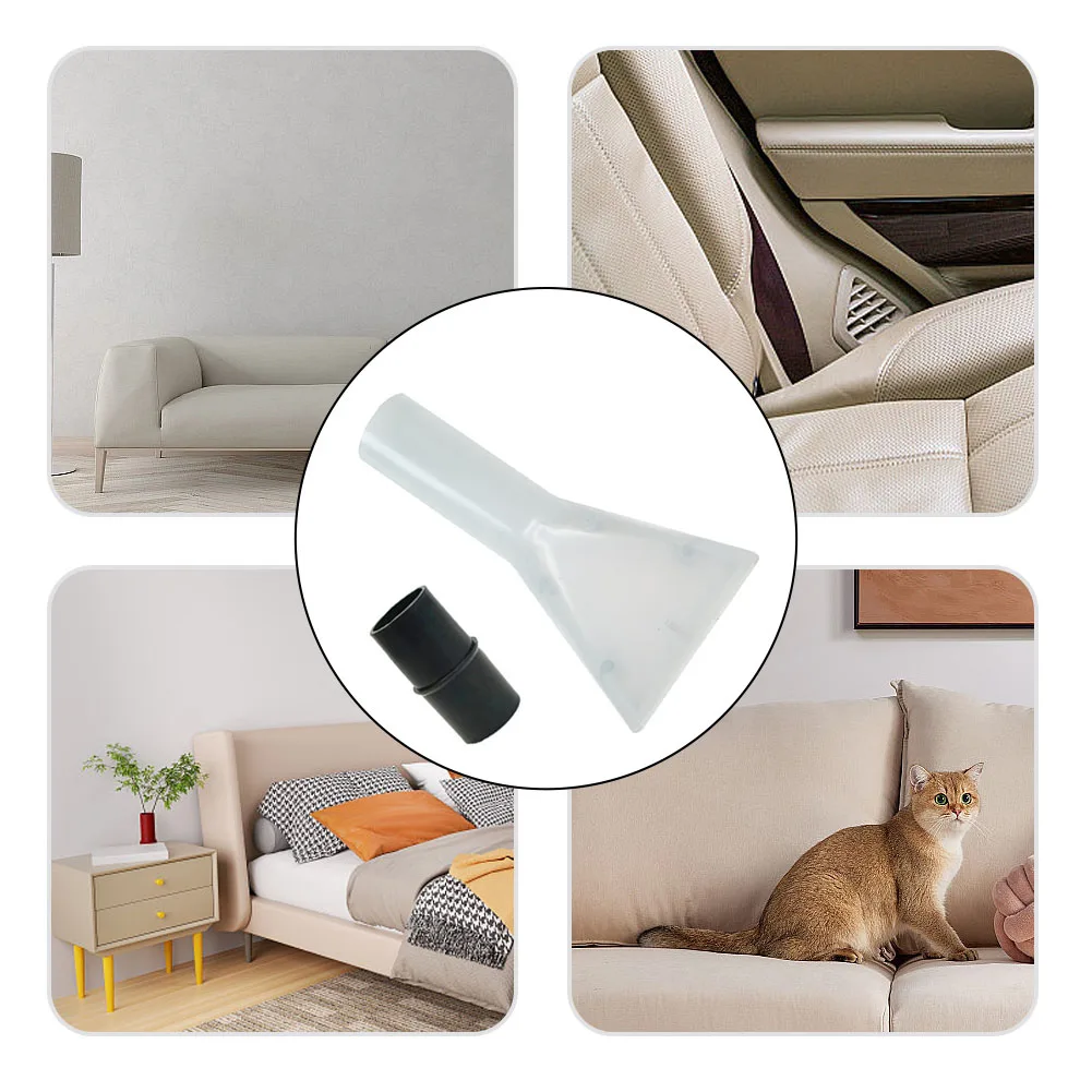 

32-35mm Vacuum Cleaner Extraction Nozzle Spin Brush Head Clear Swivel Nozzle Sofa Carpet Cleaning Nozzle Vacuum Cleaner Parts