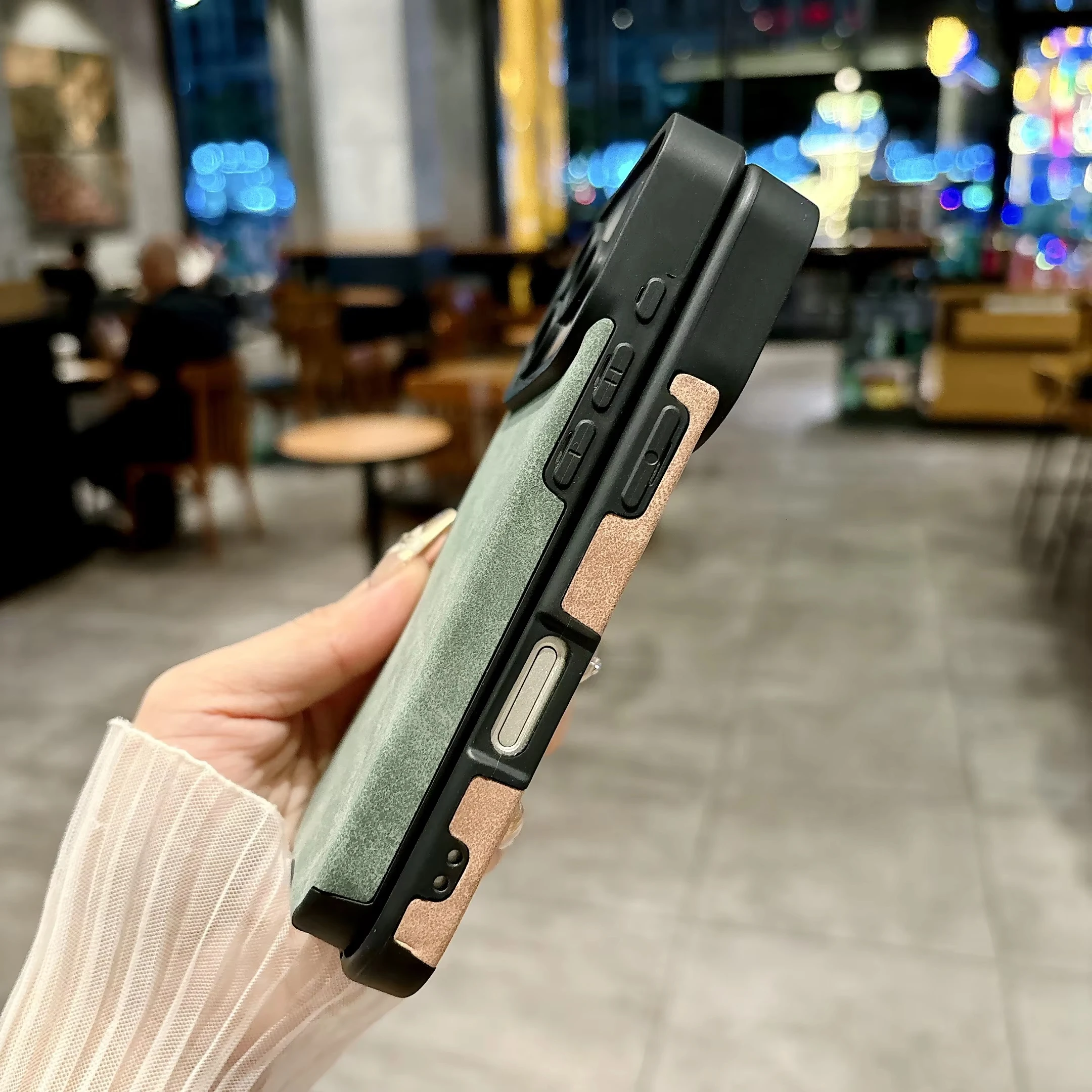 Luxury Microfiber Leather Phone Case - Hip-Hop Music Jack Design