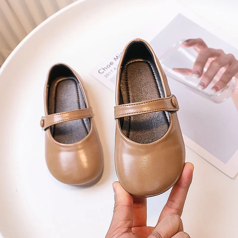 Girls Flats Mary Jane Spring Autumn Non Slip Soft Sole for Dress Dance Princess