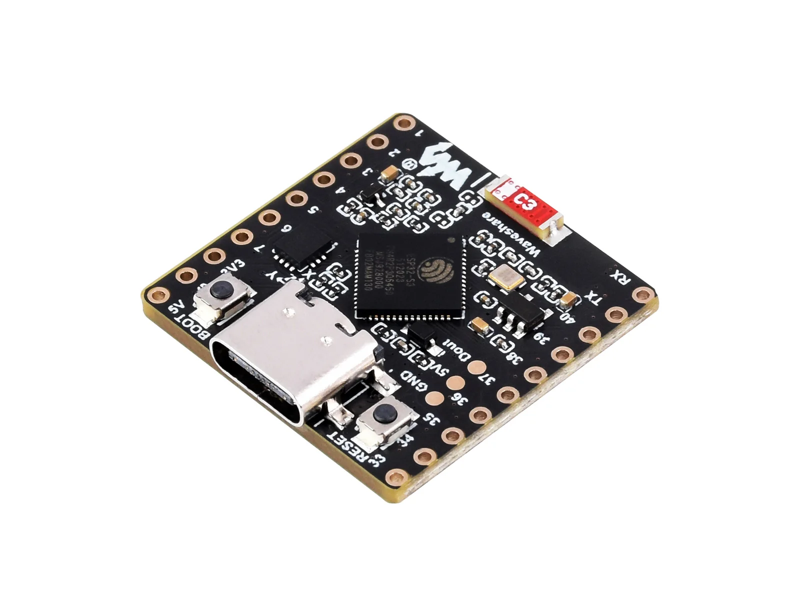 Waveshare ESP32-S3  , º 8x8 RGB LED Ʈ  QMI8658 ڼ , 240 MHz Xtensa 32 Ʈ LX7  ھ