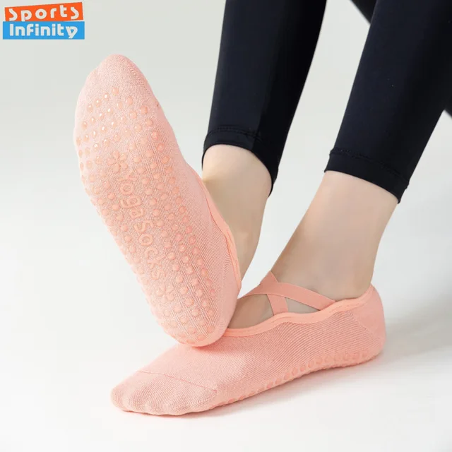 Women’s Cross-Belt Anti-Slip Yoga Socks 2