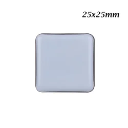 Anti - Abrasion Furniture Leg Slider Pads - Self - Adhesive Floor Protectors for Easy Furniture Movement (Set of 4) (25x25mm)