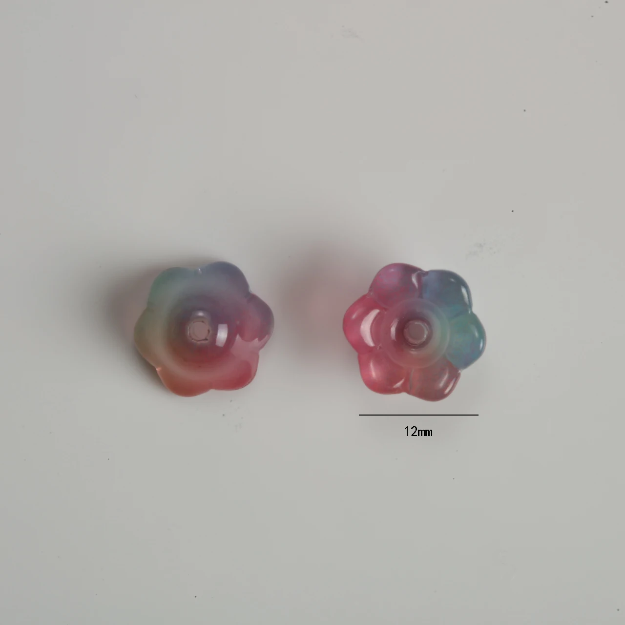 Colorful Lily of The Valley Flower Glass Beads