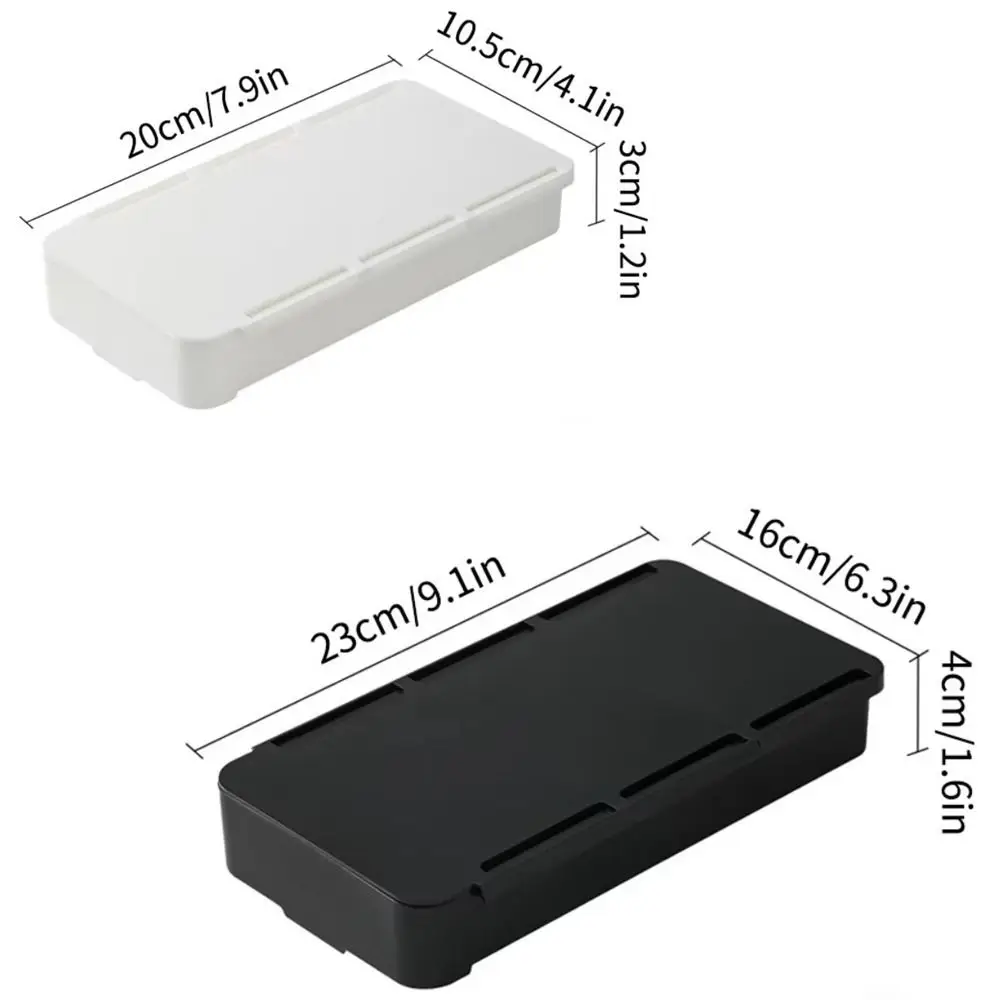 Self-Adhesive Table Shelf Storage Box Large Capacity Space-saving Under Desk Drawer Multifunction Drawer