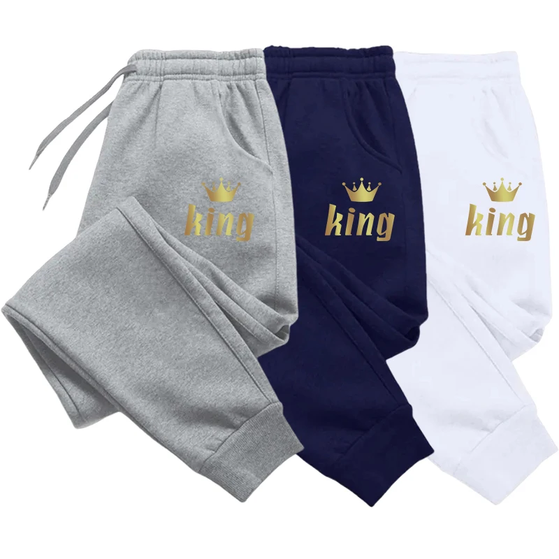 

Hot Sales Mens Sweatpants Fashion Versatile Printing Sports Pants Casual Drawstring Jogging Trousers 2024 High Quality Pants
