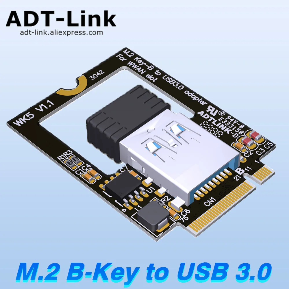 

M.2 ключ-B 4G сетевая карта к USB 3,0 твердотельный накопитель NGFF для беспроводной Bluetooth Wi-Fi адаптер карты WWAN слот 30x42 мм
