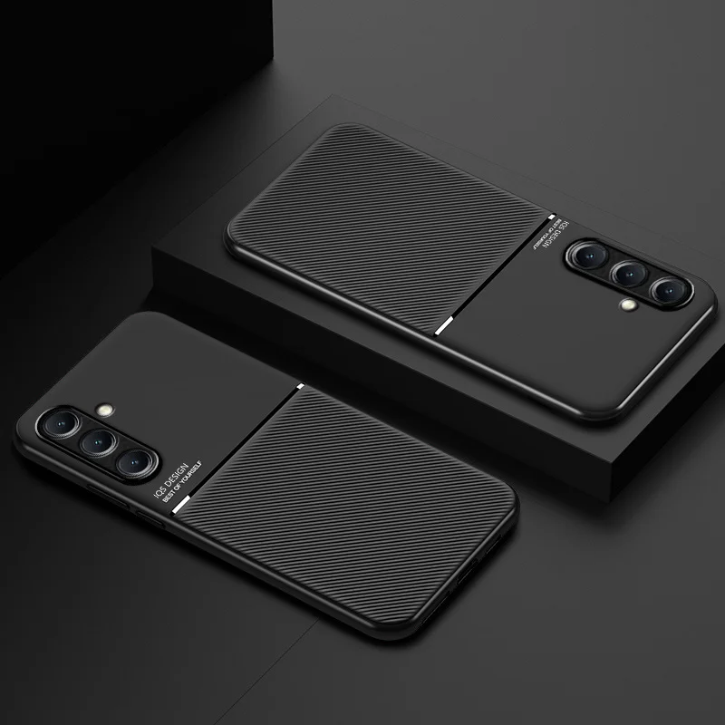 Luxury Leather Magnetic Phone Case - Premium Back Cover