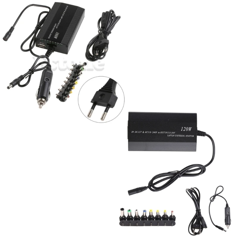 

For Laptop In Car Notebook Adapter Power Supply 100W Universal