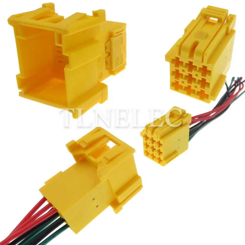 9 Pin Way Car Unsealed Connector with Wires Auto Male Female Wiring ...
