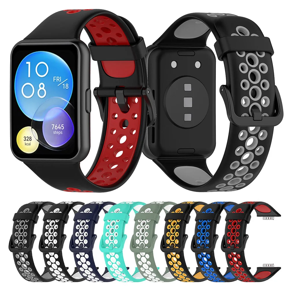 Cinturino Sportivo In Silicone Per Huawei Watch Fit 2/Fit2 Active Smart Watch Band Cinturino Bicolore