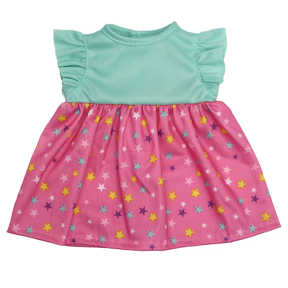 Babypuppenkleid 43 cm für 17" Mädchenpuppe Sommer-Outwear-Zubehör – Detail 10
