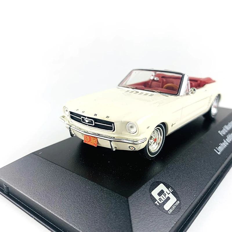 Die Casting 1:43 Scale FORD MUSTANG 1965 Alloy Car Model Collection  Ornament Souvenir Kids Adult Toy Boyfriend Gift