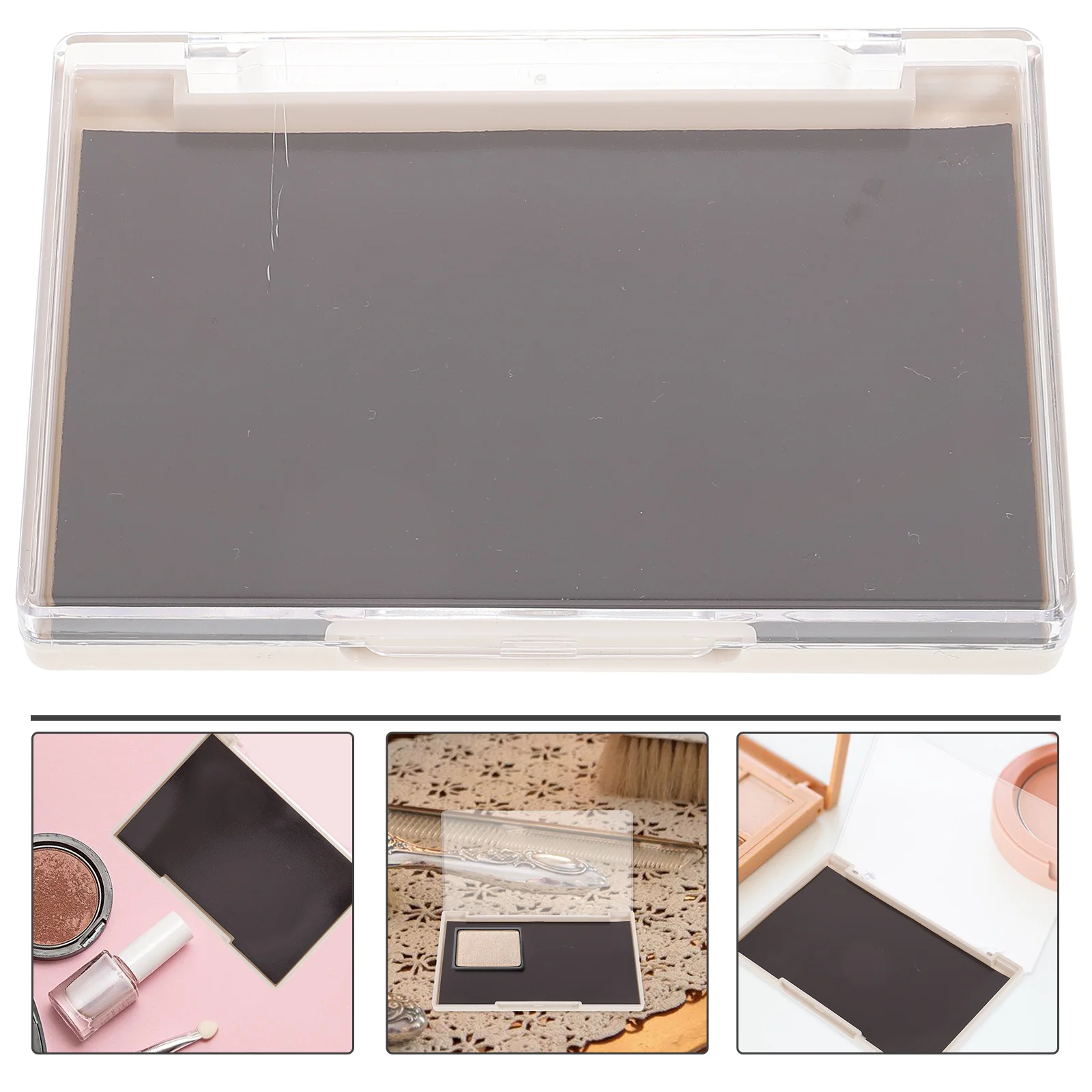 

Makeup Display Case Empty Tray Magnetic Palette Storage Organizer Box Eyeshadow Plastic Holder Artist