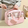 Portable Cosmetic Pouch Women Translucent Makeup Bag Large-Capacity Bath Wash Bags Multifunction Travel Waterproof Storage Case 1