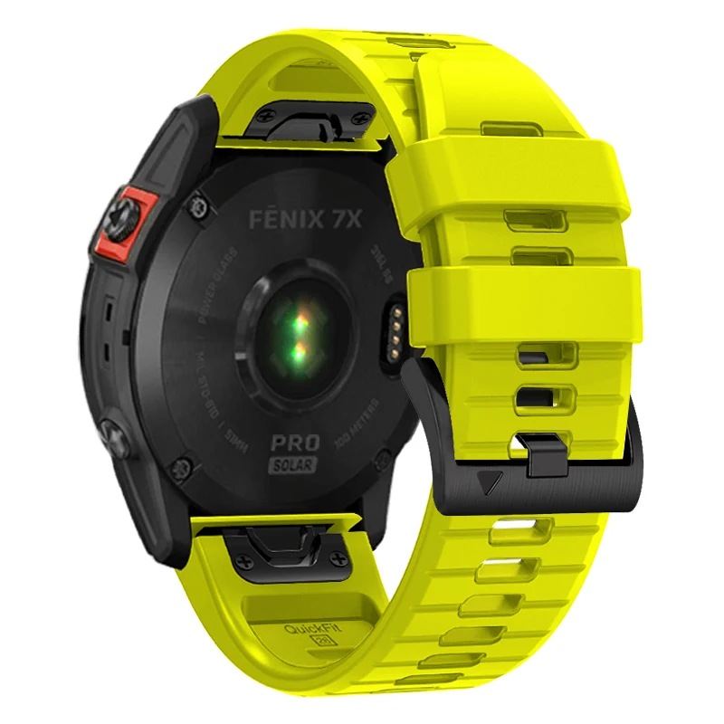 

Ремешок силиконовый для Garmin Fenix 7 7X Pro 6 6X Pro 5 5X Plus, браслет для часов Epix Pro Gen 2 51 мм 47 мм QuickFit, 22 мм 26 мм