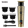 WAIKIL Men's Electric Hair Clipper Multi functional Hair Trimmer USB Charging Cordless Digital Display Portable Shaver 1